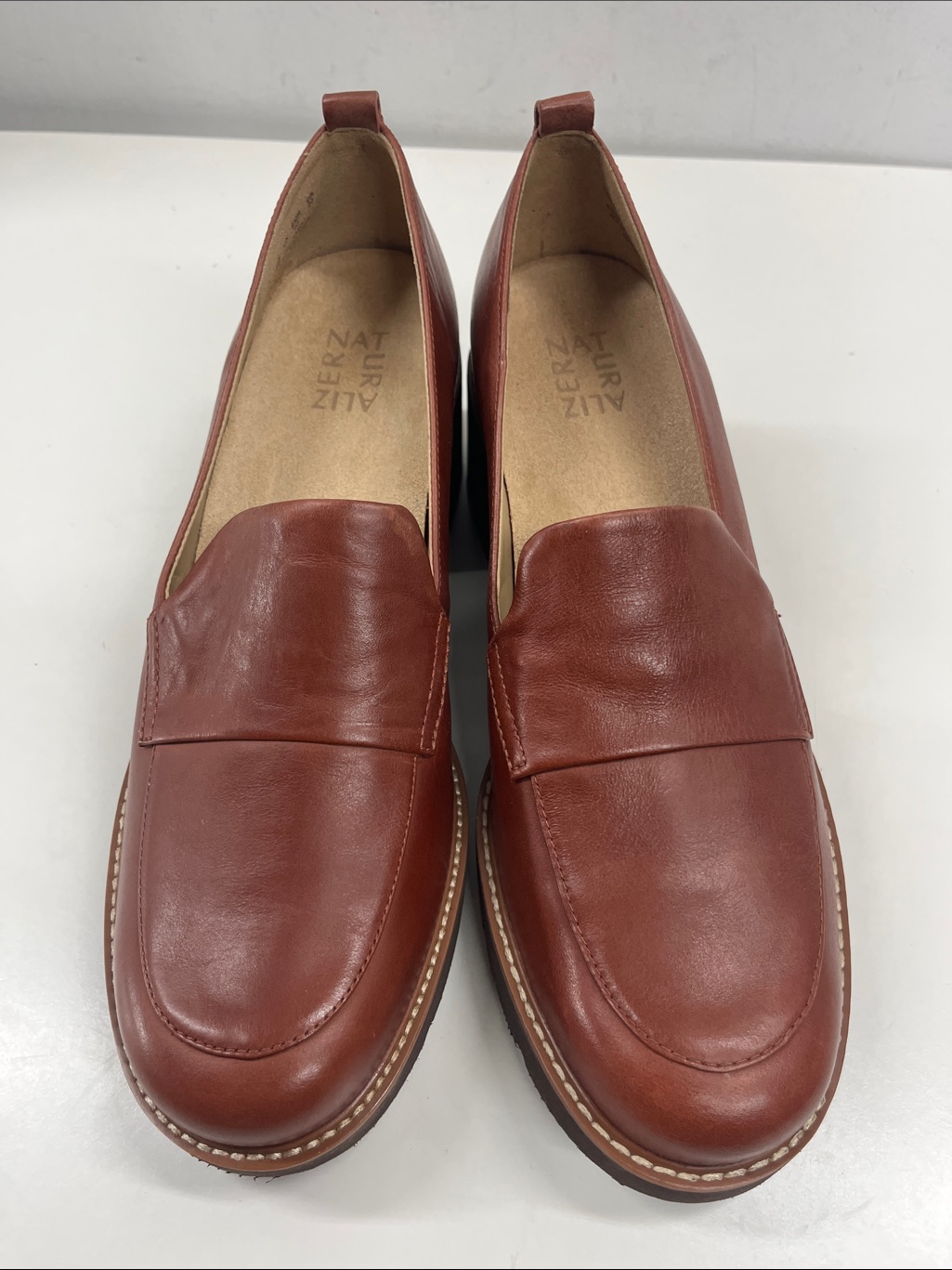 New Naturalizer Darry Loafers In Brown Leather Size 10 — image 3 of 8